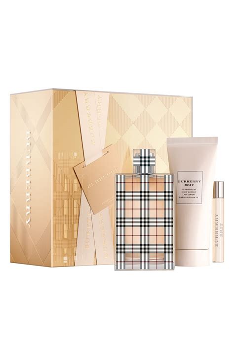 3.5 oz burberry brit women gift set under 50|Burberry Brit Gift Set .